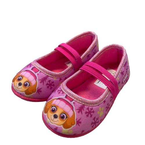 Leomil Paw Patrol Hausschuhe Mädchen Ballerina 28, Ideal für Kindergarten oder Zuhause, Rosa von Leomil