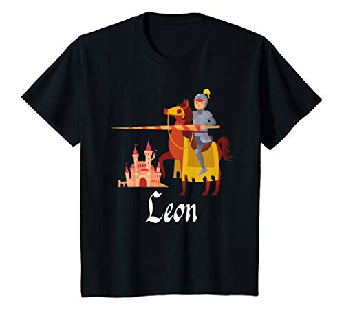 Kinder Ritter Ritterkostüm Name Leon Geschenk T-Shirt Kinder Ritter Ritterkostüm Name Leon Geschenk T-Shirt von Leon Ritter Kostüm Geschenk