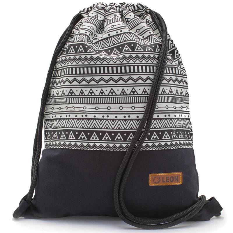 B-Ware 60% Off Leon Tasche Damen Turnbeutel Rucksack Tagesrucksack Baumwolle Gym Bag von LeonByBers