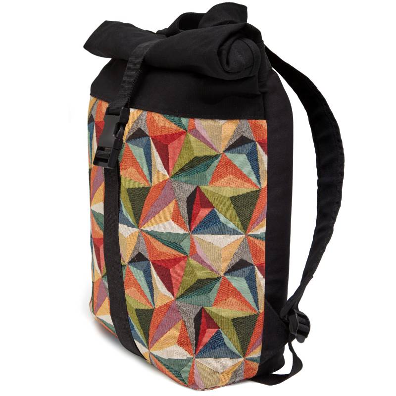 Farbenfroh Exklusiv Leon Rolltop By Bers Rucksack Baumwolle Canvas & Webstoff Laptop Reiserucksack Sport Reisen Radfahren Uni Schule von LeonByBers