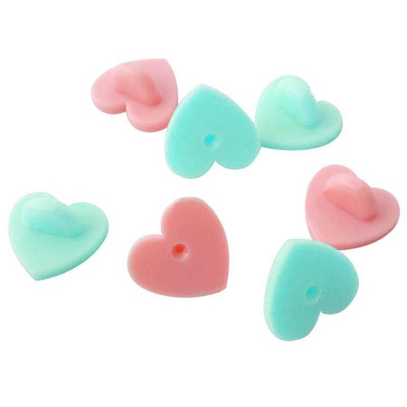 Herzförmige Gummirückseite Für Emaille-Anstecknadeln, Anstecknadeln, Gummiverschlüsse, Mintfarbene Und Rosafarbene Rückseiten Herzförmige Gummirückseite Für Emaille-Anstecknadeln, Anstecknadeln, Gummiverschlüsse, Mintfarbene Und Rosafarbene Rückseiten von LeonRomerStore