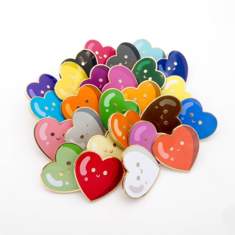 Winzige Herz-Anstecknadel - I Love You-Anstecknadel Kleines Glückliches Herz Hart-Emaille-Abzeichen Winzige Herz-Anstecknadel - I Love You-Anstecknadel Kleines Glückliches Herz Hart-Emaille-Abzeichen von LeonRomerStore