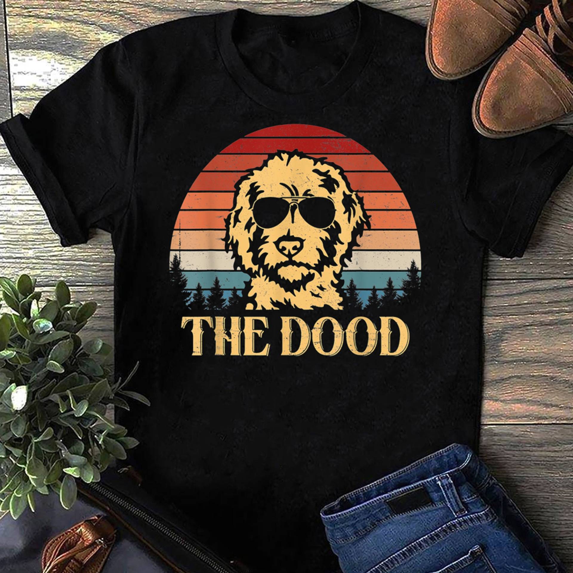 Goldendoodle T-Shirt - The Dood Vintage Retro Hundeshirt- Lustiges Hundeshirt, Hunde Sind Mein Liebling, Hundemama, Hundeliebhaber Shirt, Geschenk von LeonaTee