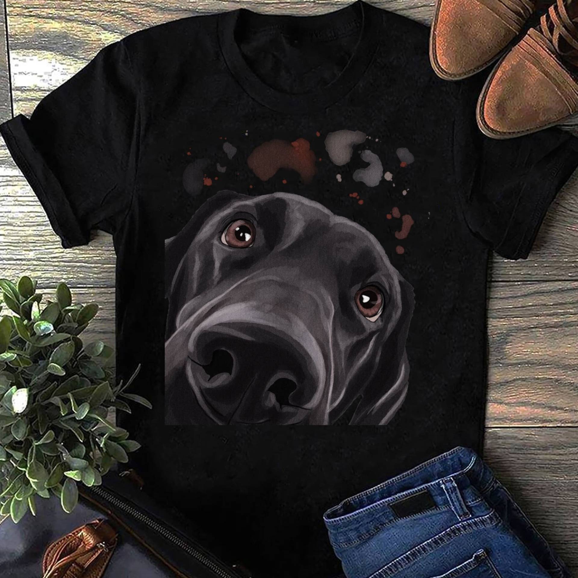 Lustiges Hunde Labrador Retriever T-Shirt - Geschenk Für Hundeliebhaber Lustiger Hund Muttertag von LeonaTee