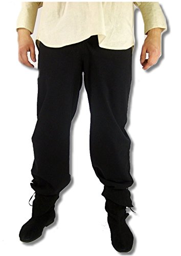 Leonardo Carbone Mittelalter Hose - Herren Fangoza L/schwarz von Leonardo Carbone