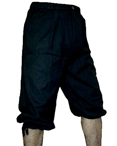 Leonardo Carbone Mittelalter Hose - Herren Kniebundhose M/schwarz von Leonardo Carbone