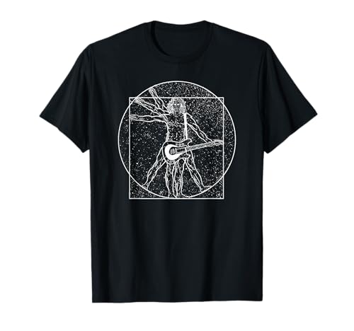 Leonardo Da Vinci Vitruvan Rock für Herren Musik Festival T-Shirt Leonardo Da Vinci Vitruvan Rock für Herren Musik Festival T-Shirt von Leonardo Da Vinci Vitruvian Rock