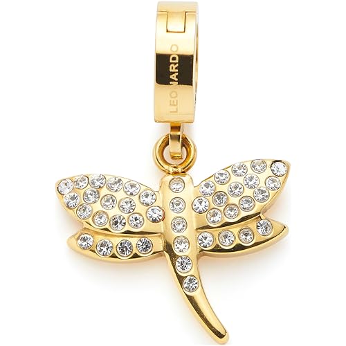 JEWELS BY LEONARDO Anhänger Clip & Mix Elisabeth • Ketten-Anhänger aus goldfarbenem Edelstahl • stilisierte Libelle ist mit Pavé-Besatz • Schmuck Geschenk für Frauen • 024964 JEWELS BY LEONARDO Anhänger Clip & Mix Elisabeth • Ketten-Anhänger aus goldfarbenem Edelstahl • stilisierte Libelle ist mit Pavé-Besatz • Schmuck Geschenk für Frauen • 024964 von JEWELS BY LEONARDO