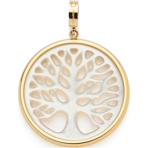 JEWELS BY LEONARDO Anhänger Clip & Mix Treena • Ketten-Anhänger aus goldfarbenem Edelstahl • Lebensbaum-Motiv • Schmuck Geschenk für Frauen • 024941 von JEWELS BY LEONARDO