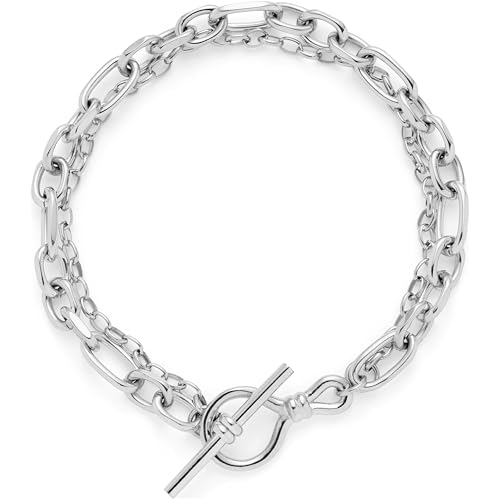 JEWELS BY LEONARDO Armband Elisabeth • Arm-Kette aus silberfarbenem Edelstahl • doppelreihigen Design und mixt eine kräftige, geschliffene Ankerkette • 19 cm Länge • Geschenk für Frauen • 025182 JEWELS BY LEONARDO Armband Elisabeth • Arm-Kette aus silberfarbenem Edelstahl • doppelreihigen Design und mixt eine kräftige, geschliffene Ankerkette • 19 cm Länge • Geschenk für Frauen • 025182 von JEWELS BY LEONARDO