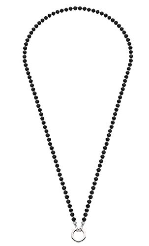 JEWELS BY LEONARDO DARLIN'S Damen-Halskette Chicco, Edelstahl mit Glasperlen, CLIP & MIX System, Länge 800 mm, 016710 von Leonardo Jewels