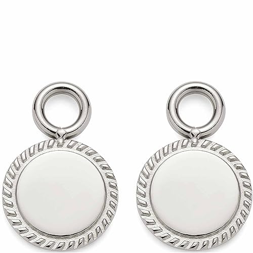 Leonardo Jewels Luisa Beauty's Charms Anhänger 2er Set aus Edelstahl, Silberfarben, geeignet für Gravur und passend für Kreolen, Schmuck Geschenk für Frauen 023248 von Leonardo Jewels