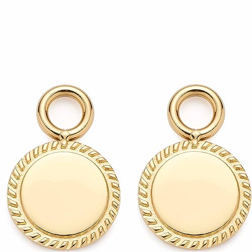 Leonardo Jewels Luisa Beauty's Charms Anhänger 2er Set aus Edelstahl IP Gold, geeignet für Gravur und passend für Kreolen, Schmuck Geschenk für Frauen 023249 von Leonardo Jewels