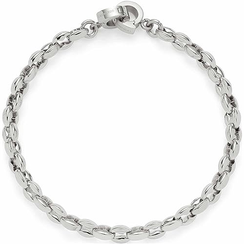 Leonardo Jewels Romea Clip&Mix Damen Armband aus Edelstahl zum Anhängen von Charms, Länge 18,5 cm, auch zum Verlängern der Halskette, Schmuck Geschenk 023274 von Leonardo Jewels