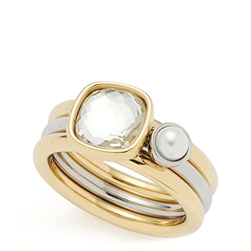 JEWELS BY LEONARDO Set/2 Ring 17 Bicolor Cuscino von JEWELS BY LEONARDO