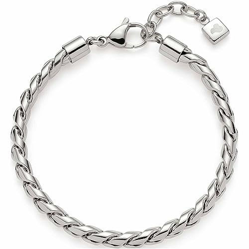 Leonardo Jewels Tracy Damen Armband aus Edelstahl, kräftiger Armschmuck silberfarben, Länge 18,5-21 cm, Schmuck Geschenk für Frauen 023174 von Leonardo Jewels