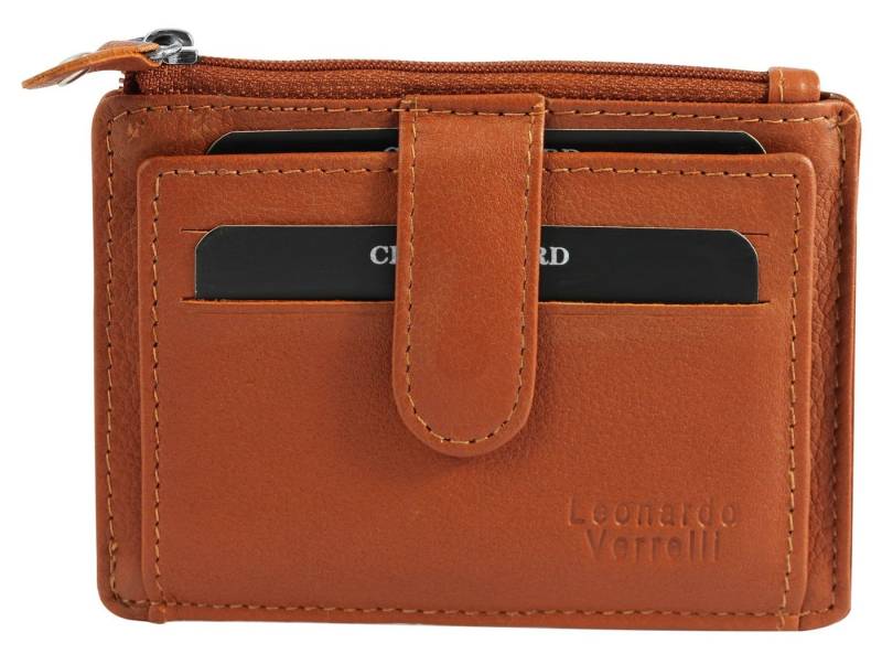 Leonardo Verrelli Geldbörse 3000440 Leonardo Verrelli Echtleder Kartenetui mit RFID-Schutz von Leonardo Verrelli