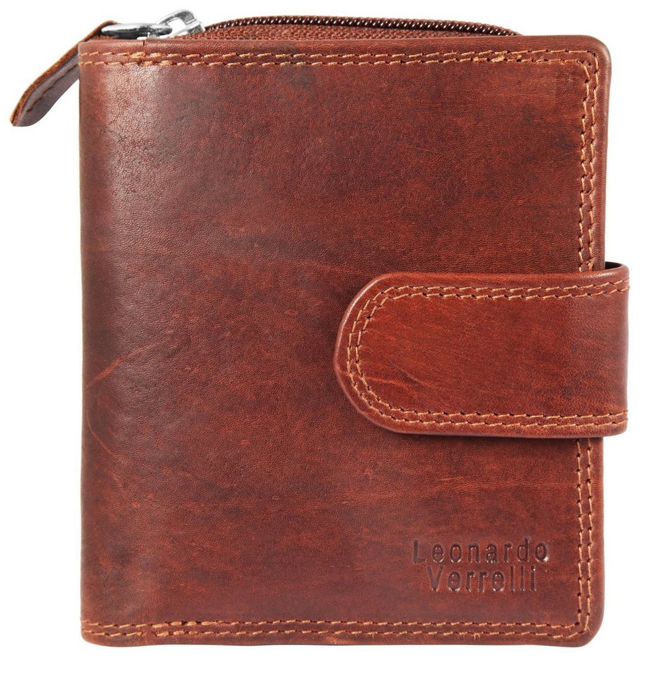 Leonardo Verrelli Geldbörse Farik Leonardo Verrelli Damen Geldbörse aus Echtleder mit, Damen GeldbÃ¶rse Hoch Echtleder von Leonardo Verrelli