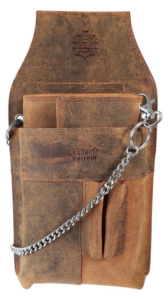 Leonardo Verrelli Kellnerbörse LV0054 aus Echtleder, mit Kellnertasche und Gürtelschlaufe (2-tlg., inkl. Kellnertasche) von Leonardo Verrelli