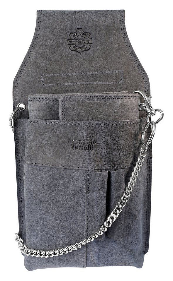 Leonardo Verrelli Kellnerbörse LV0054 aus Echtleder, mit Kellnertasche und Gürtelschlaufe (2-tlg., inkl. Kellnertasche) von Leonardo Verrelli