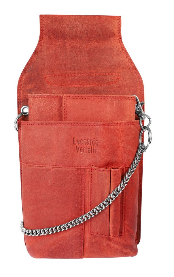 Leonardo Verrelli Kellnerbörse LV0054 aus Echtleder, mit Kellnertasche und Gürtelschlaufe (2-tlg., inkl. Kellnertasche) von Leonardo Verrelli