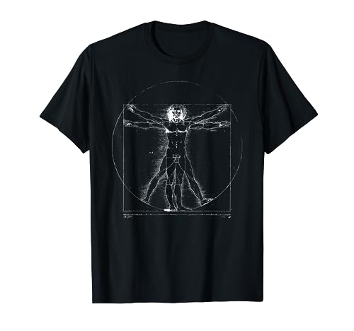 Leonardo Da Vinci - Die Vitruvian Man T-Shirt T-Shirt von Leonardo da Vinci - Notebook & Manuscripts