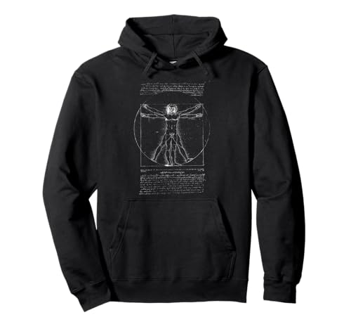 Leonardo da Vinci The Vitruvian Man Pullover Hoodie Leonardo da Vinci The Vitruvian Man Pullover Hoodie von Leonardo da Vinci