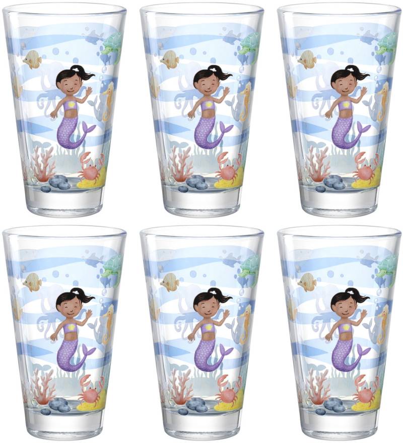 LEONARDO Becher "BAMBINI AVVENTURA Meer" 300 ml, 6-teilig von Leonardo