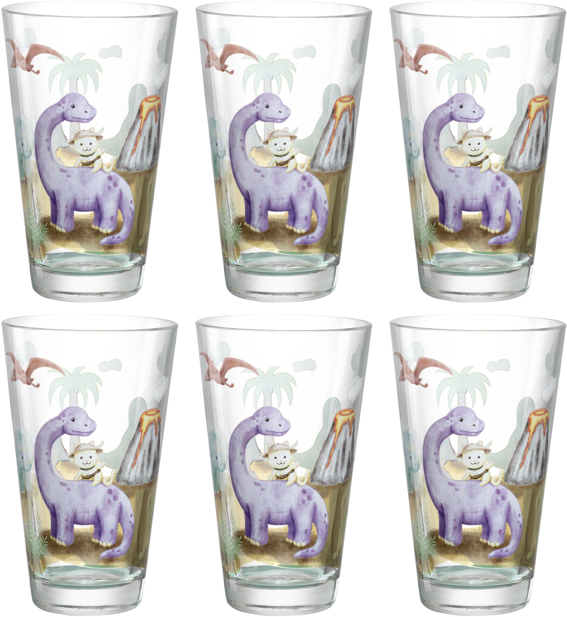 LEONARDO Gläser-Set "Dino BAMBINI AVVENTURA" 300 ml, 6-teilig von Leonardo