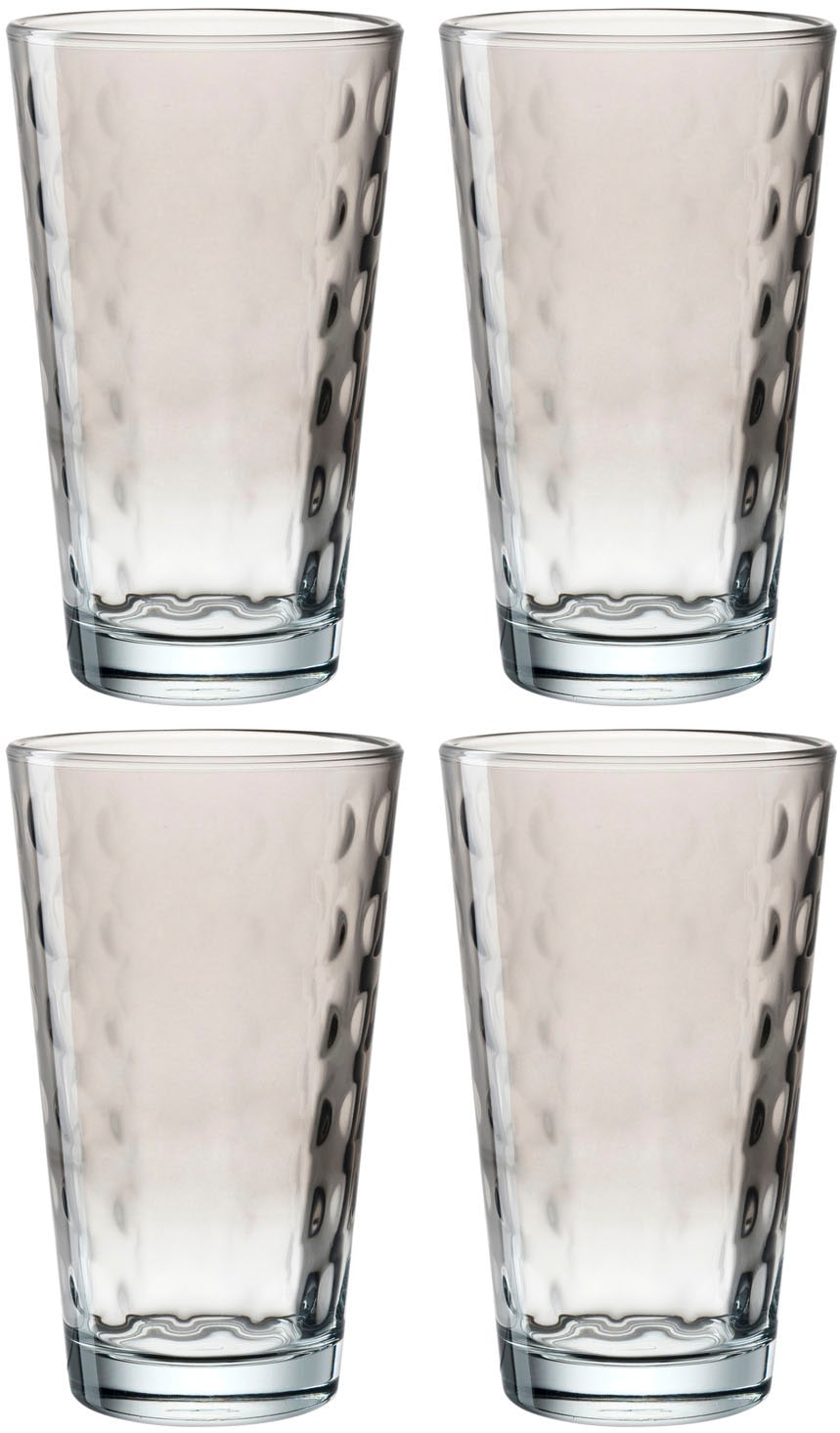 LEONARDO Gläser-Set "OPTIC" 540 ml, 4-teilig von Leonardo