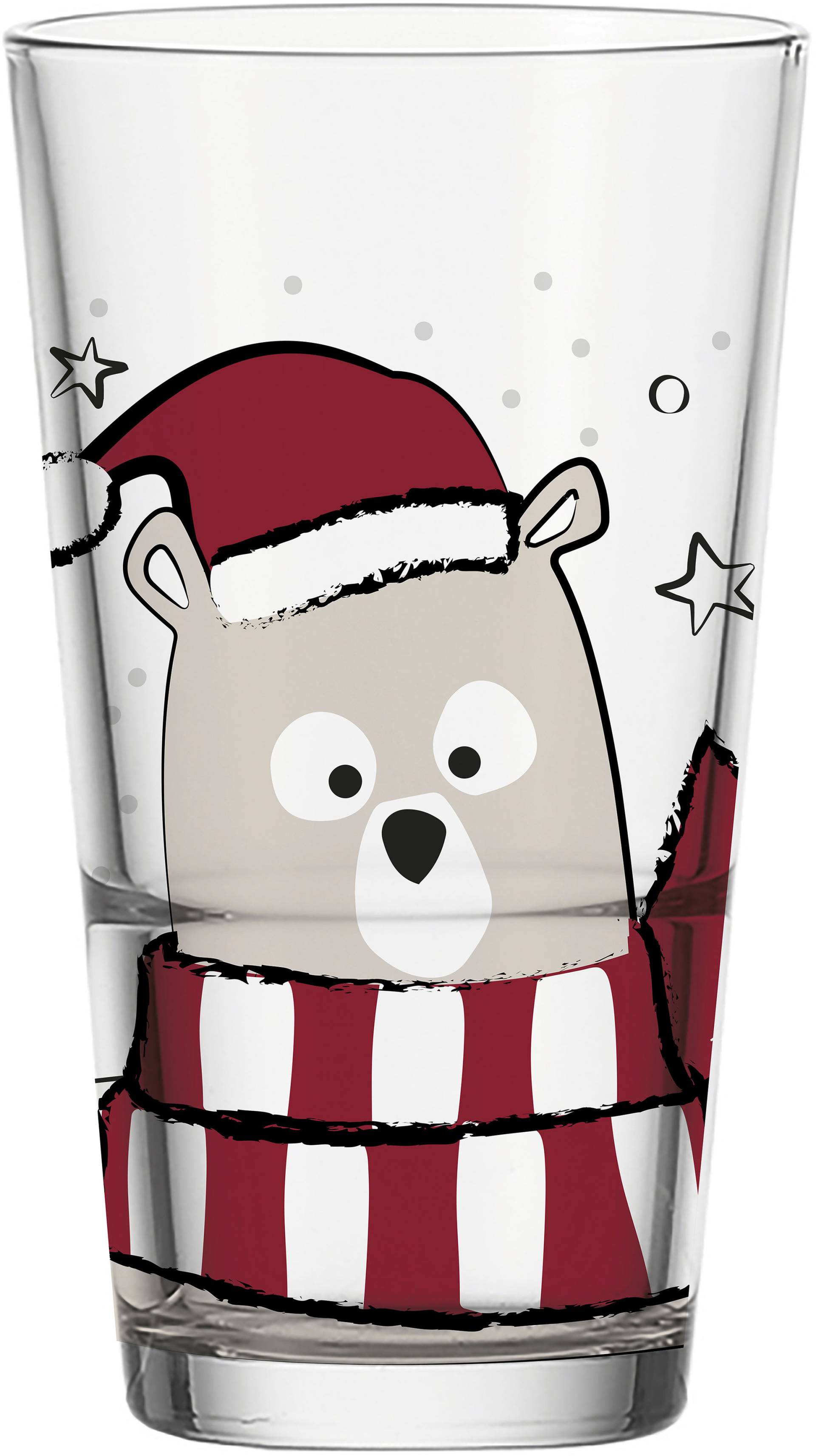 LEONARDO Gläser-Set "SILENZIO Trinkglas mit Motiv" Eisbär, 6er Set, 330ml von Leonardo