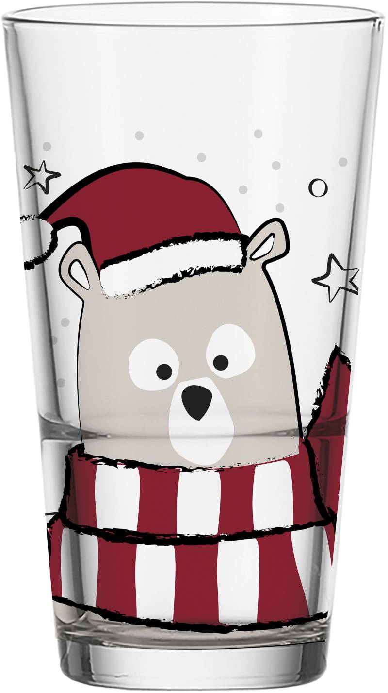 LEONARDO Gläser-Set "SILENZIO Trinkglas mit Motiv" Eisbär, 6er Set, 330ml von Leonardo