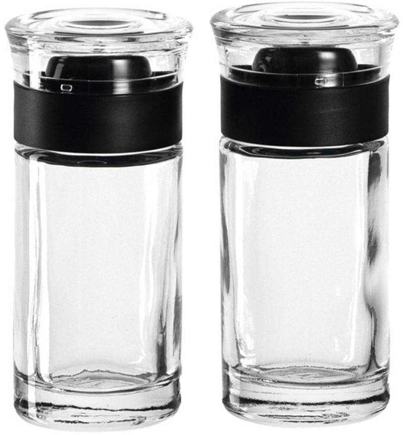 LEONARDO Salz- / Pfefferstreuer "CUCINA, Gewürzstreuer, 2er Set", (Set, 2 tlg.), Höhe ca. 9 cm, Fassungsvermögen je 40 ml von Leonardo