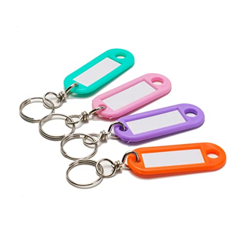 4 Bunte Schlüsselanhänger Löwe Dell'Era mit Namensschild - Aufhängebox - Made in Italy von Leone DELL'ERA