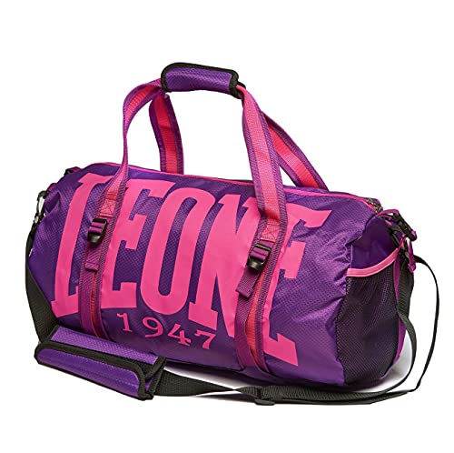 Leone 1947 Sporttasche Duffel Bag Lila - Kompakte und leichte Trainingstasche Gym Tasche für Kampfsport Fitness Boxen Muay Thai Kickboxen Studio und Freizeit für Damen Leone 1947 Sporttasche Duffel Bag Lila - Kompakte und leichte Trainingstasche Gym Tasche für Kampfsport Fitness Boxen Muay Thai Kickboxen Studio und Freizeit für Damen von Leone1947
