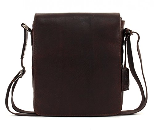 Leonhard Heyden Roma Messenger Bag S Dark Brown von Leonhard Heyden