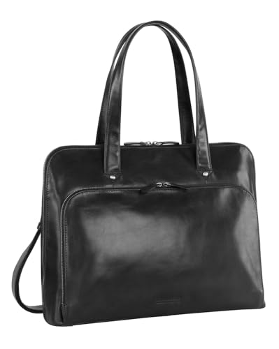 Leonhard Heyden Cambridge Briefcase 1 Compartment Black von Leonhard Heyden