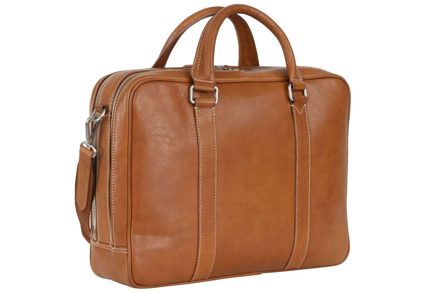 Leonhard Heyden Aktentasche Bergamo, Leder von Leonhard Heyden