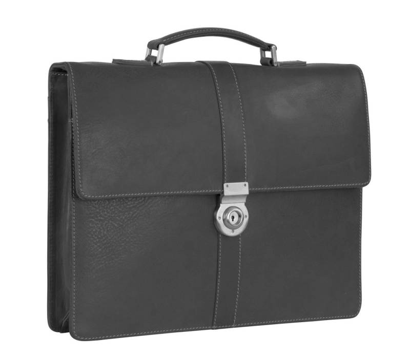 Leonhard Heyden Aktentasche Briefcase 1 (Set, 2-tlg), aus echtem Rindsleder von Leonhard Heyden