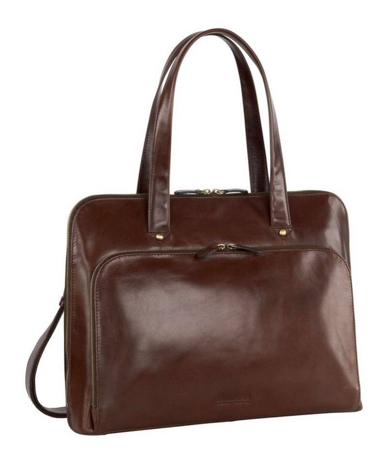 Leonhard Heyden Aktentasche Briefcase 1 Compartment (Set, 2-tlg), aus echtem Rindsleder von Leonhard Heyden