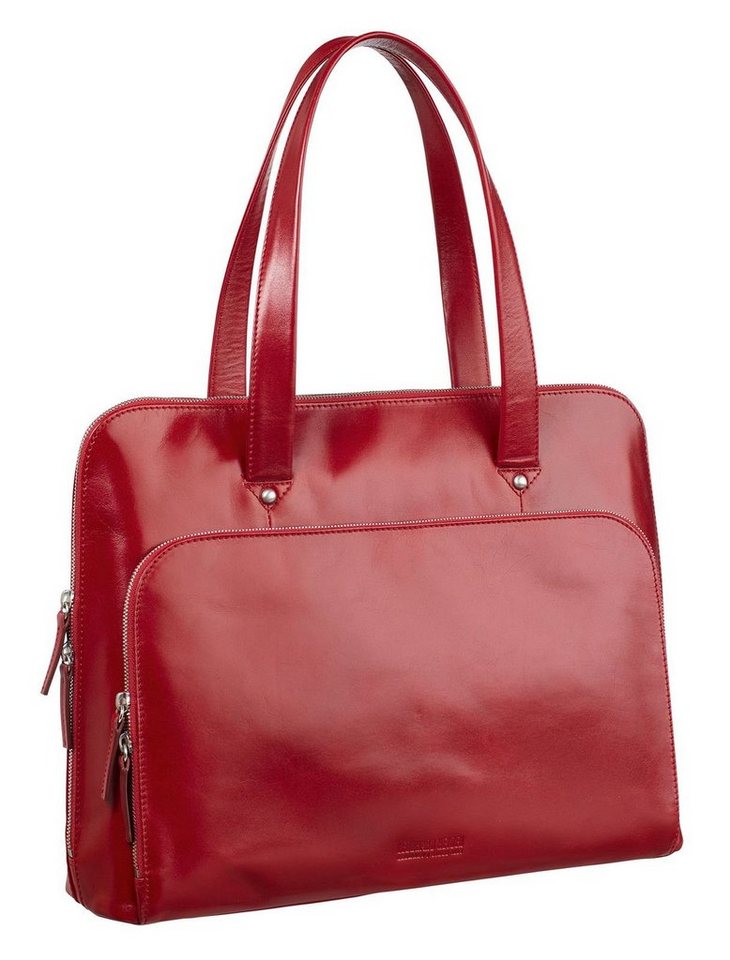 Leonhard Heyden Aktentasche Briefcase 1 Compartment (Set, 2-tlg), aus echtem Rindsleder von Leonhard Heyden