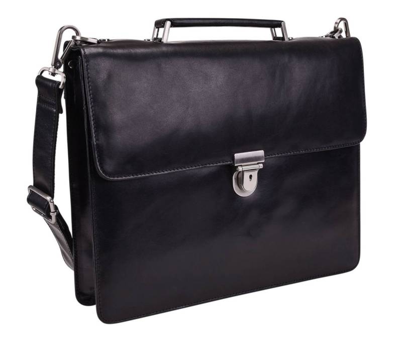 Leonhard Heyden Aktentasche Briefcase 1 Compartment (Set, 2-tlg), aus echtem Rindsleder von Leonhard Heyden