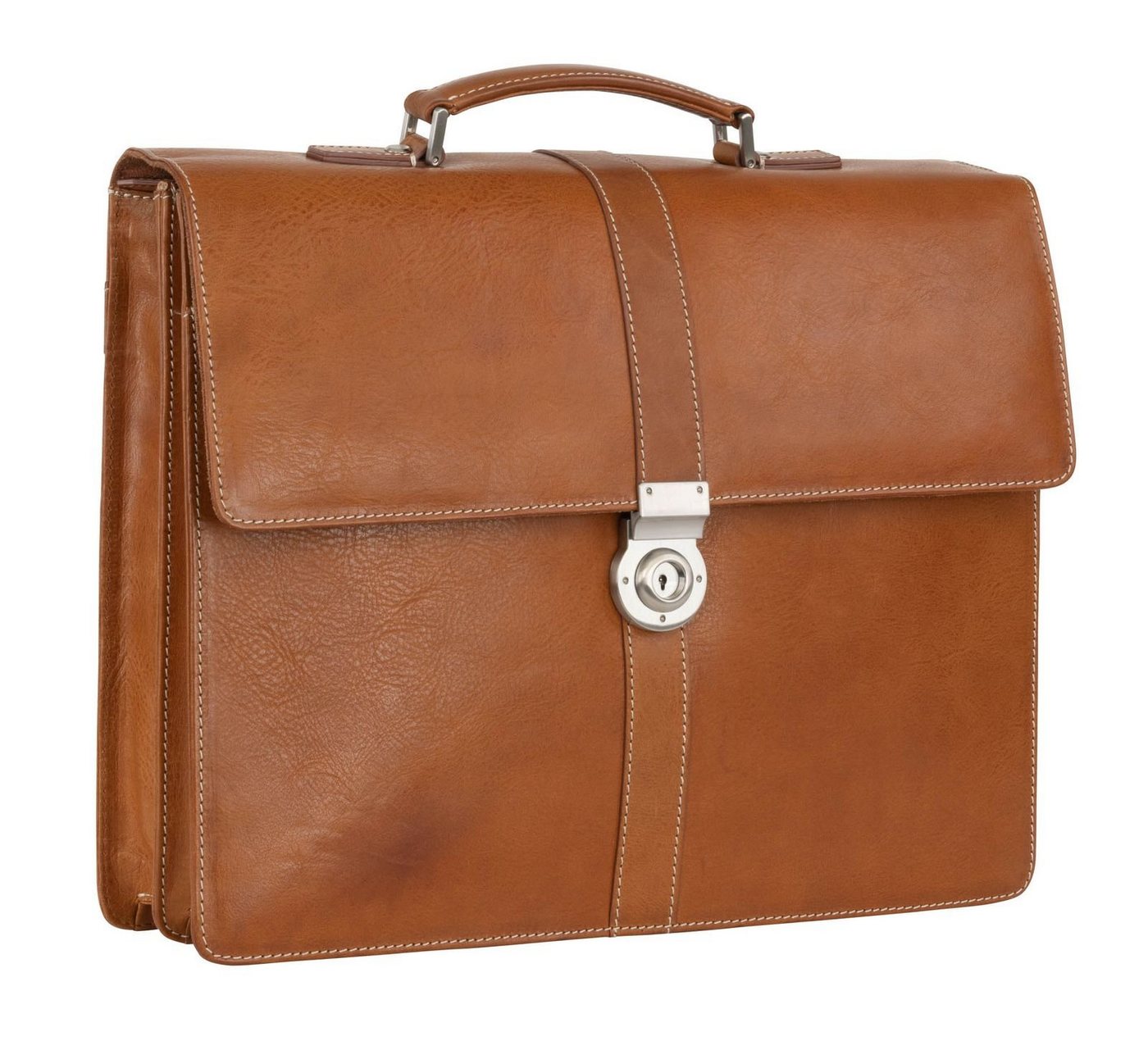 Leonhard Heyden Aktentasche Briefcase 2 (Set, 2-tlg), aus echtem Rindsleder von Leonhard Heyden