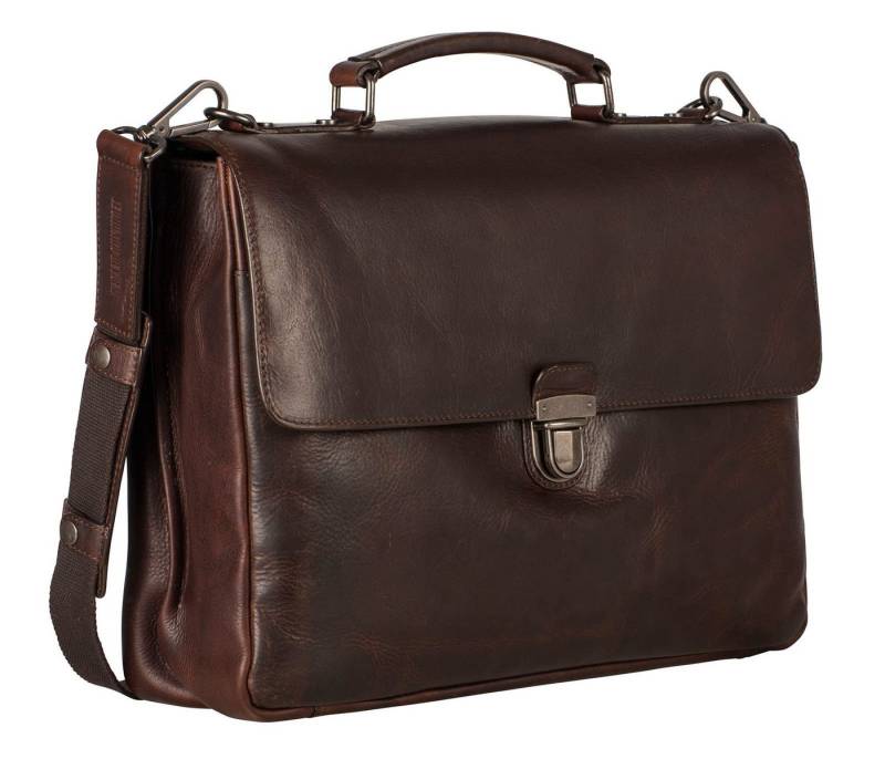 Leonhard Heyden Aktentasche Briefcase 2 Compartments (Set, 2-tlg), aus echtem Leder von Leonhard Heyden