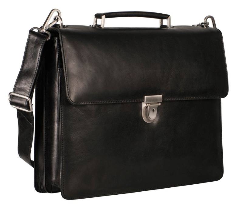 Leonhard Heyden Aktentasche Briefcase 2 Compartments (Set, 2-tlg), aus echtem Rindsleder von Leonhard Heyden