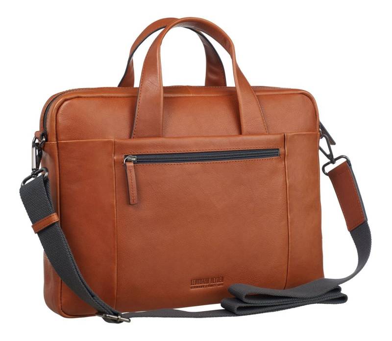 Leonhard Heyden Aktentasche Zipped Briefcase 1 Compartment (Set, 2-tlg), aus echtem Rindsleder von Leonhard Heyden
