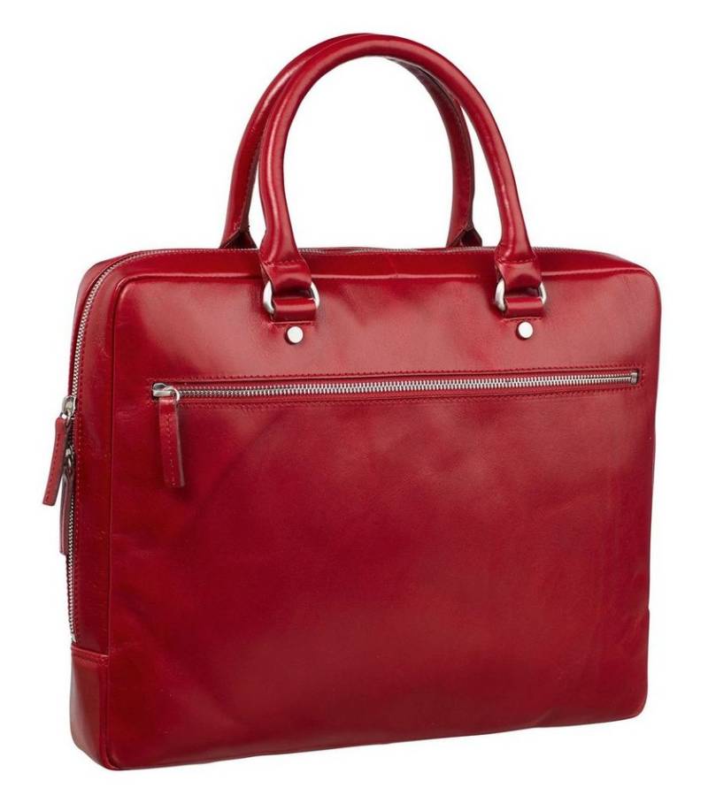 Leonhard Heyden Businesstasche Zipped Briefcase 1 Compartment (Set, 2-tlg), aus echtem Rindsleder von Leonhard Heyden