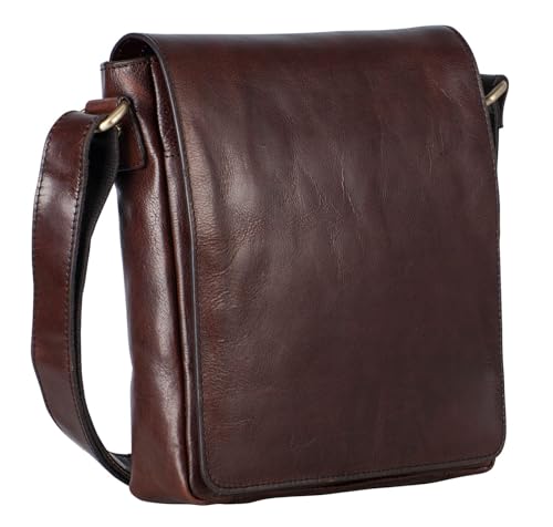Leonhard Heyden Cambridge Messenger Bag S Redbrown von Leonhard Heyden