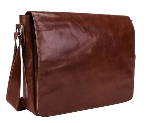 Leonhard Heyden Cambridge Shoulder Bag L Cognac von Leonhard Heyden
