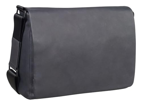 Leonhard Heyden Den Haag Messenger Bag L Grau von Leonhard Heyden